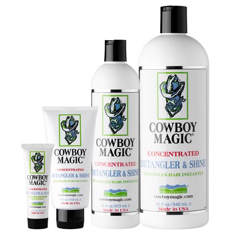 Cowboy magic hair detangling solution for people